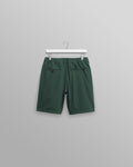 wax london men's Fuller - Forest Green Cotton Seersucker Shorts