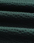 wax london men's Fuller - Forest Green Cotton Seersucker Shorts