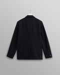 wax london men's Gekko - Navy Pinstripe Wool Blazer