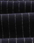 wax london men's Gekko - Navy Pinstripe Wool Blazer