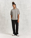 wax london men's Glencoe - Black Loose Fit Trousers