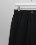 wax london men's Glencoe - Black Loose Fit Trousers