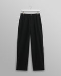 wax london men's Glencoe - Black Loose Fit Trousers