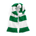 Beechfield Stadium Scarf | Unisex | Striped | Tassels | 9 Colours | One Size - Scarf - Logo Free Clothing