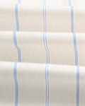 wax london men's Halcomb - Ecru Stripe Viscose Shirt
