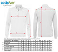 Cottover Half Zip Unisex Sweatshirt | GOTS | Organic Cotton | Fairtrade | 14 Colours | S-4XL - Sweatshirt - Logo Free Clothing