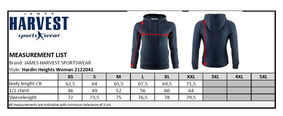 James Harvest Hardin- Ladies Eco Hoodie. Raglan Sleeves. 80/20 Organic Cotton/ Recycled Polyester. XS-2XL - Hoodie - Logo Free Clothing