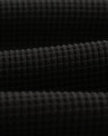 wax london men's Hays - Black Structured Waffle Overshirt