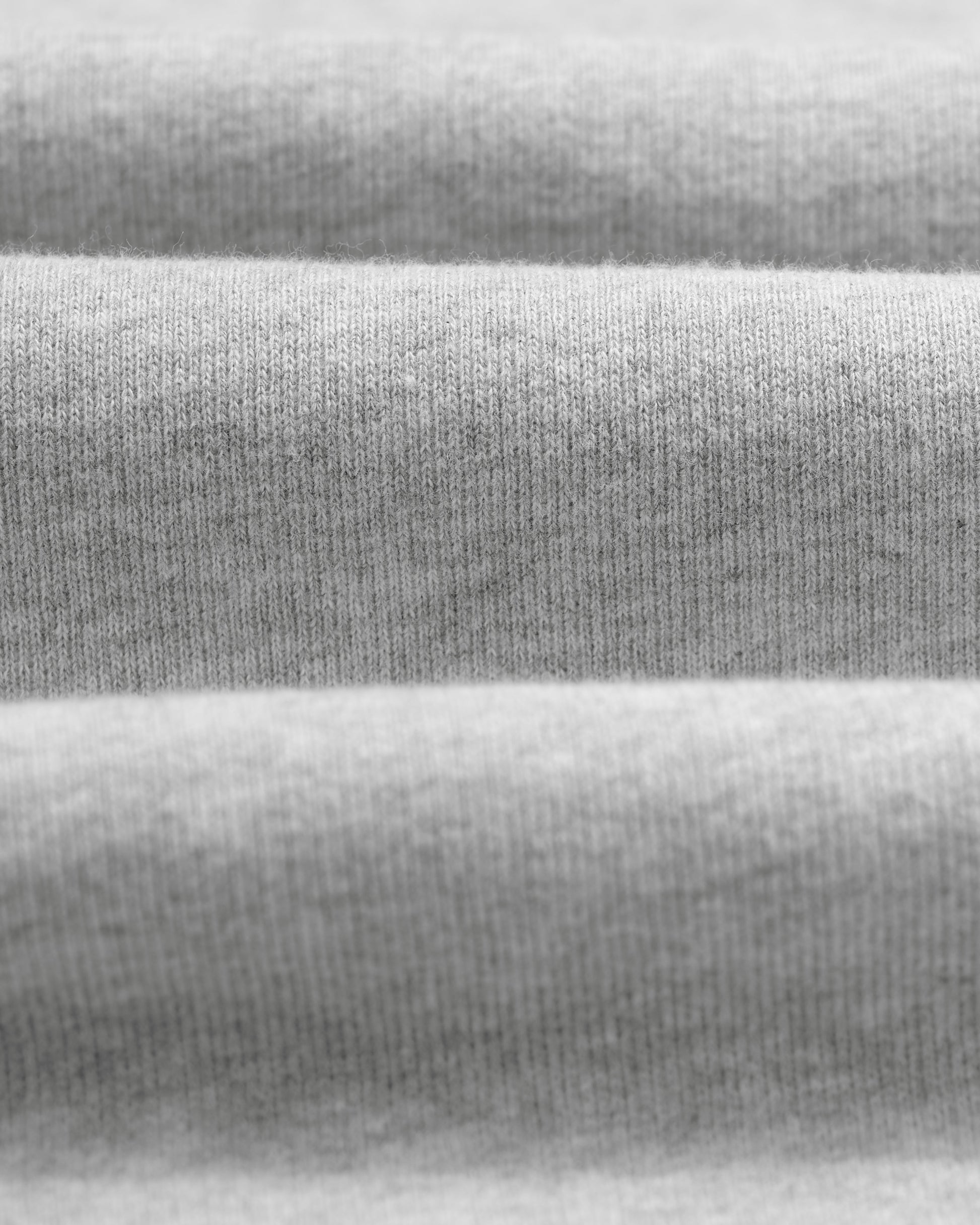 wax london men's Hoxton - Heather Grey Brushed Organic Cotton Hoodie