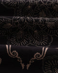 wax london men's Hutton - Black And Beige Paisley Floral Lounge Trouser