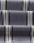wax london men's Hutton - Blue And Ecru Oxford Stripe Lounge Trouser