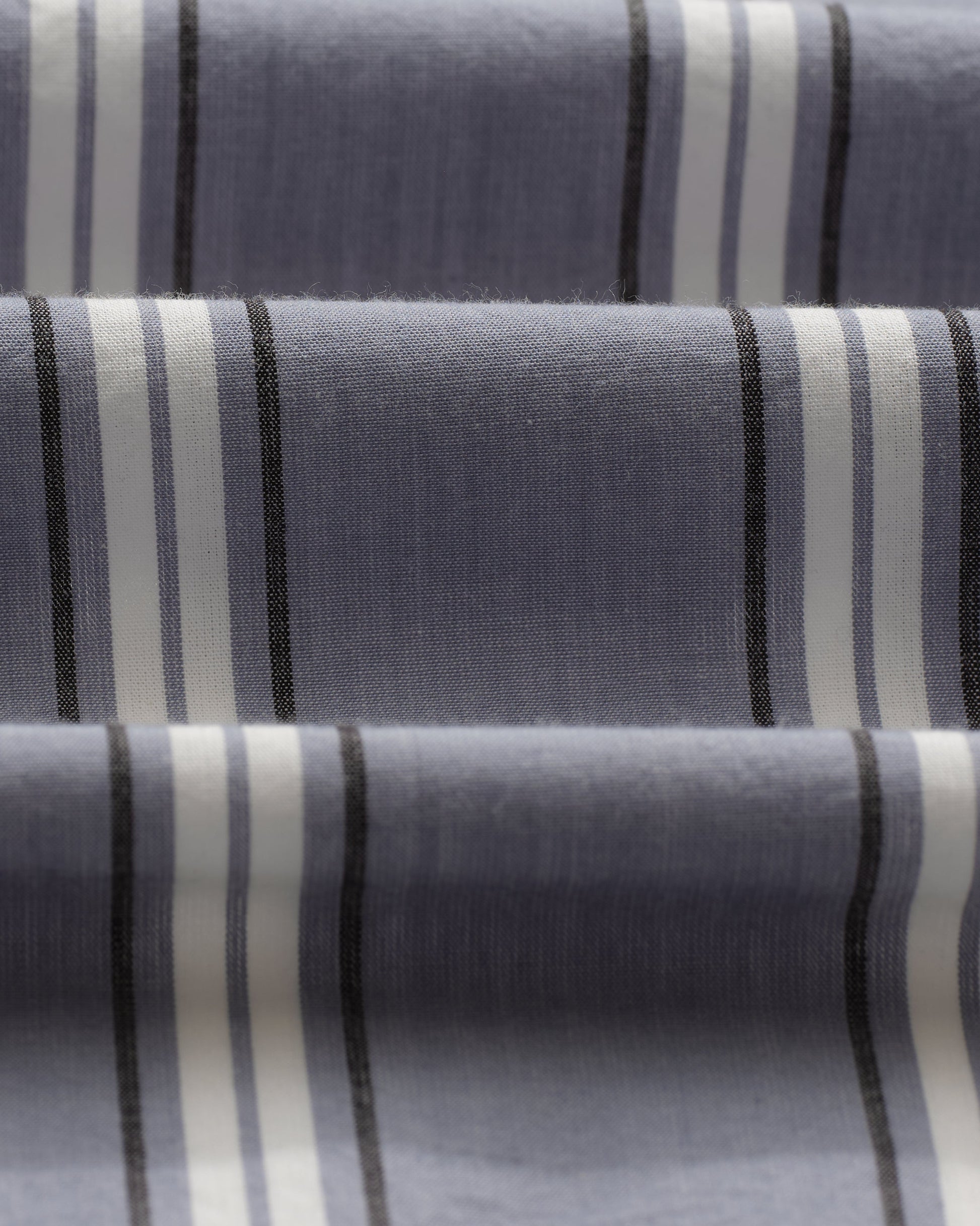 wax london men's Hutton - Blue And Ecru Oxford Stripe Lounge Trouser
