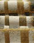 wax london men's Iggy - Beige And Blue Ombre Grid Jacket