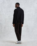 wax london men's Iggy - Black Knitted Wool Jacket