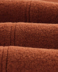 wax london men's Iggy - Rust Knitted Wool Jacket