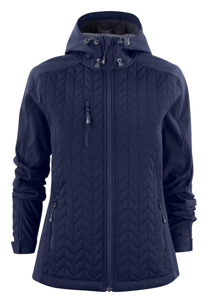 James Harvest Myers Jacket- Ladies Softshell & Quilted Hybrid Jacket. 3 Colours. XS-2XL - Winter Jacket - Logo Free Clothing