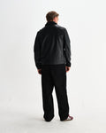 wax london men's Kendal - Black Lamb Leather Jacket