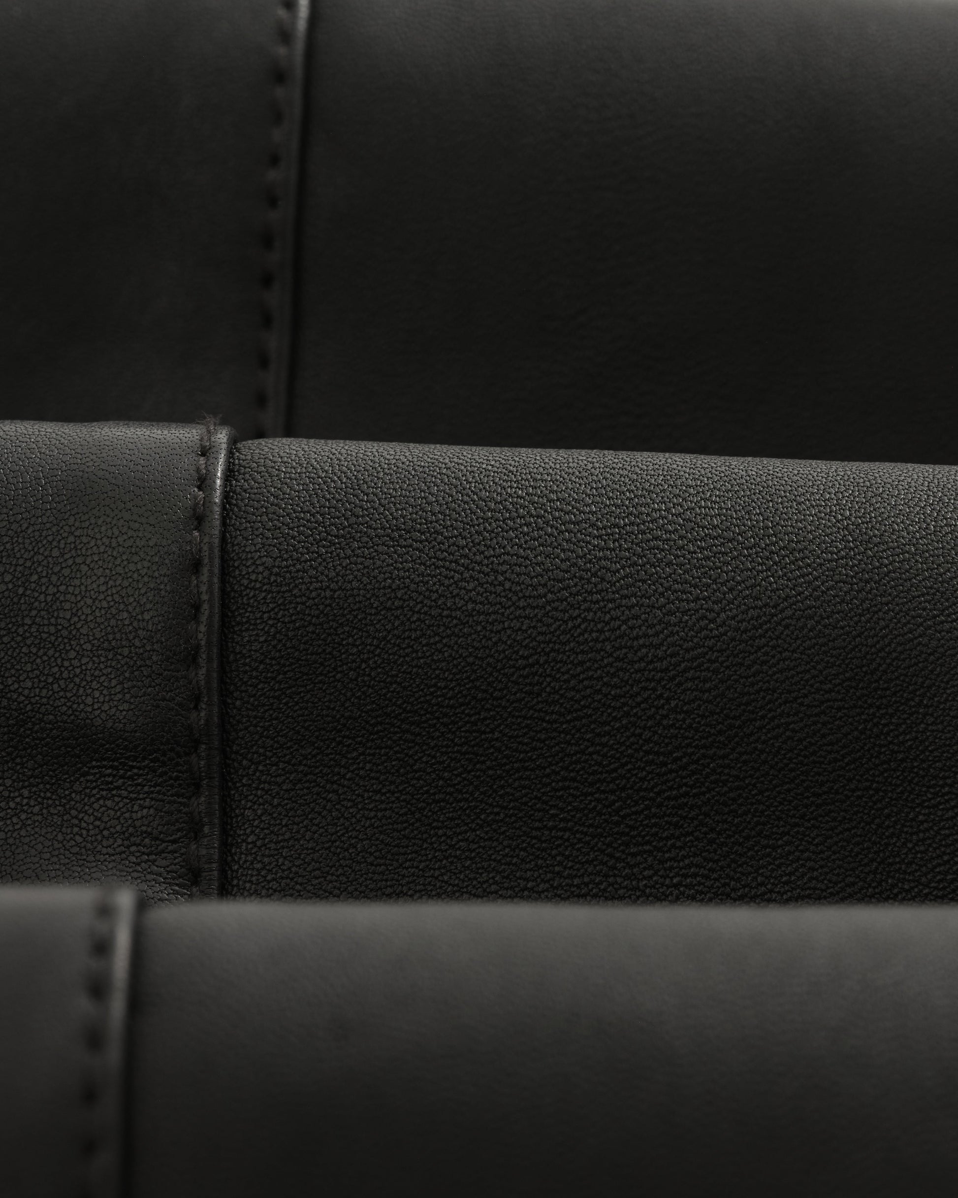 wax london men's Kendal - Black Lamb Leather Jacket