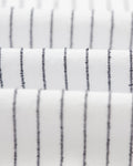 wax london men's Kew - White Stripe Cotton-Poplin Short-Sleeve Shirt