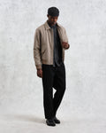 wax london men's Knoll - Natural Wool Bomber Jacket