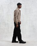 wax london men's Knoll - Natural Wool Bomber Jacket