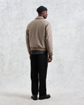 wax london men's Knoll - Natural Wool Bomber Jacket