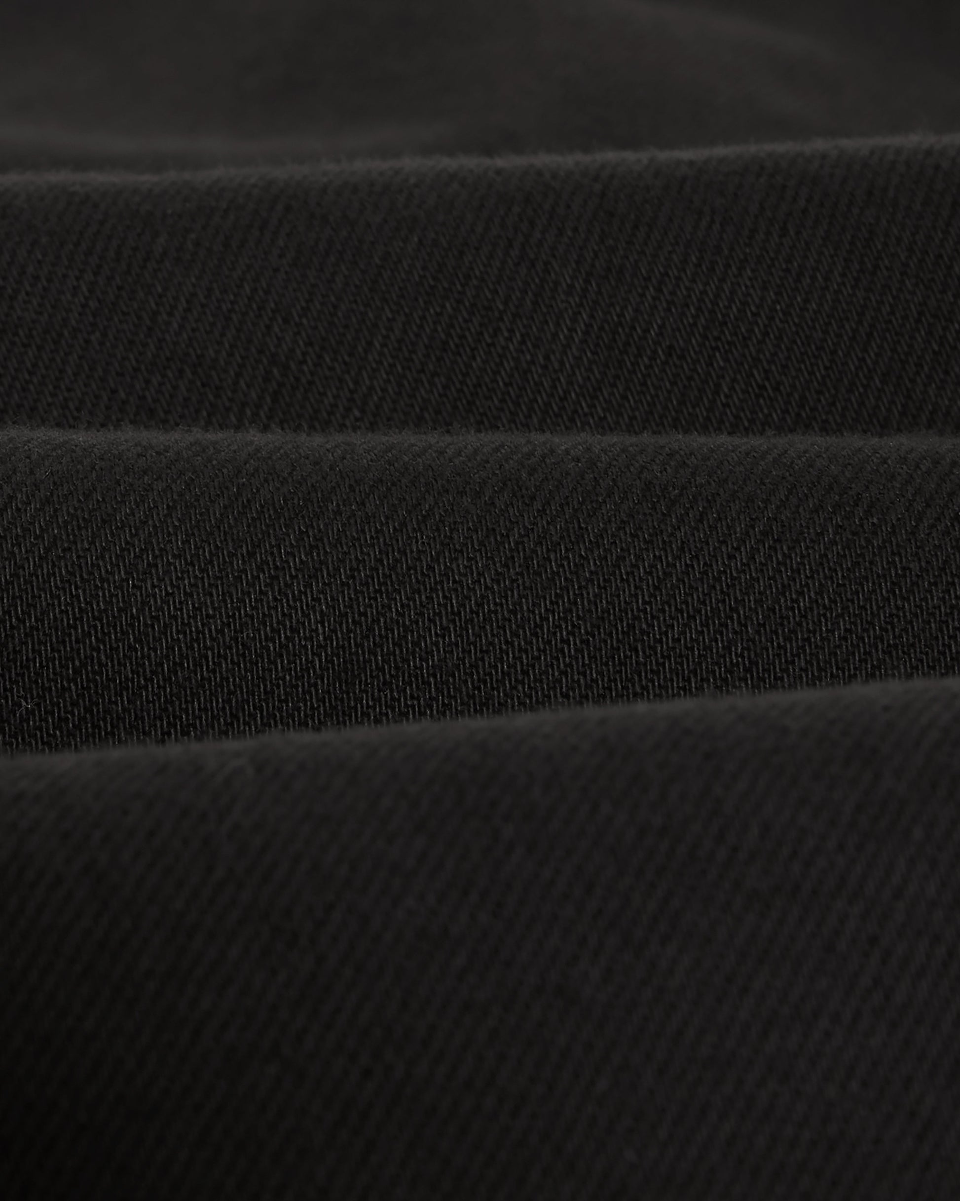 wax london men's Kurt - Black Organic Cotton Trousers