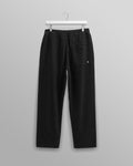 wax london men's Kurt - Black Organic Cotton Trousers
