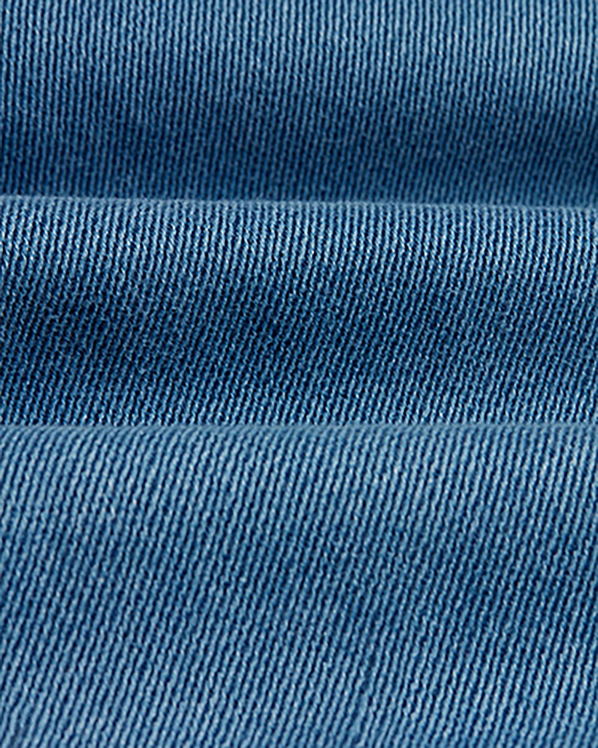 wax london men's Kurt - Indigo Organic Cotton Trousers