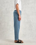 wax london men's Kurt - Indigo Organic Cotton Trousers