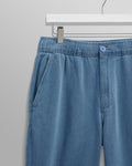 wax london men's Kurt - Indigo Organic Cotton Trousers
