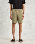 wax london men's Kurt - Khaki Honeycomb Cotton Shorts
