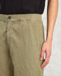 wax london men's Kurt - Khaki Honeycomb Cotton Shorts
