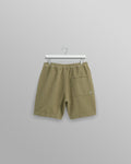 wax london men's Kurt - Khaki Honeycomb Cotton Shorts
