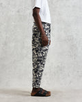 wax london men's Kurt - Navy And Ecru Beach Jacquard Trousers