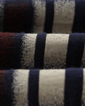 wax london men's Kurt - Navy And Red Ombre Grid Shorts