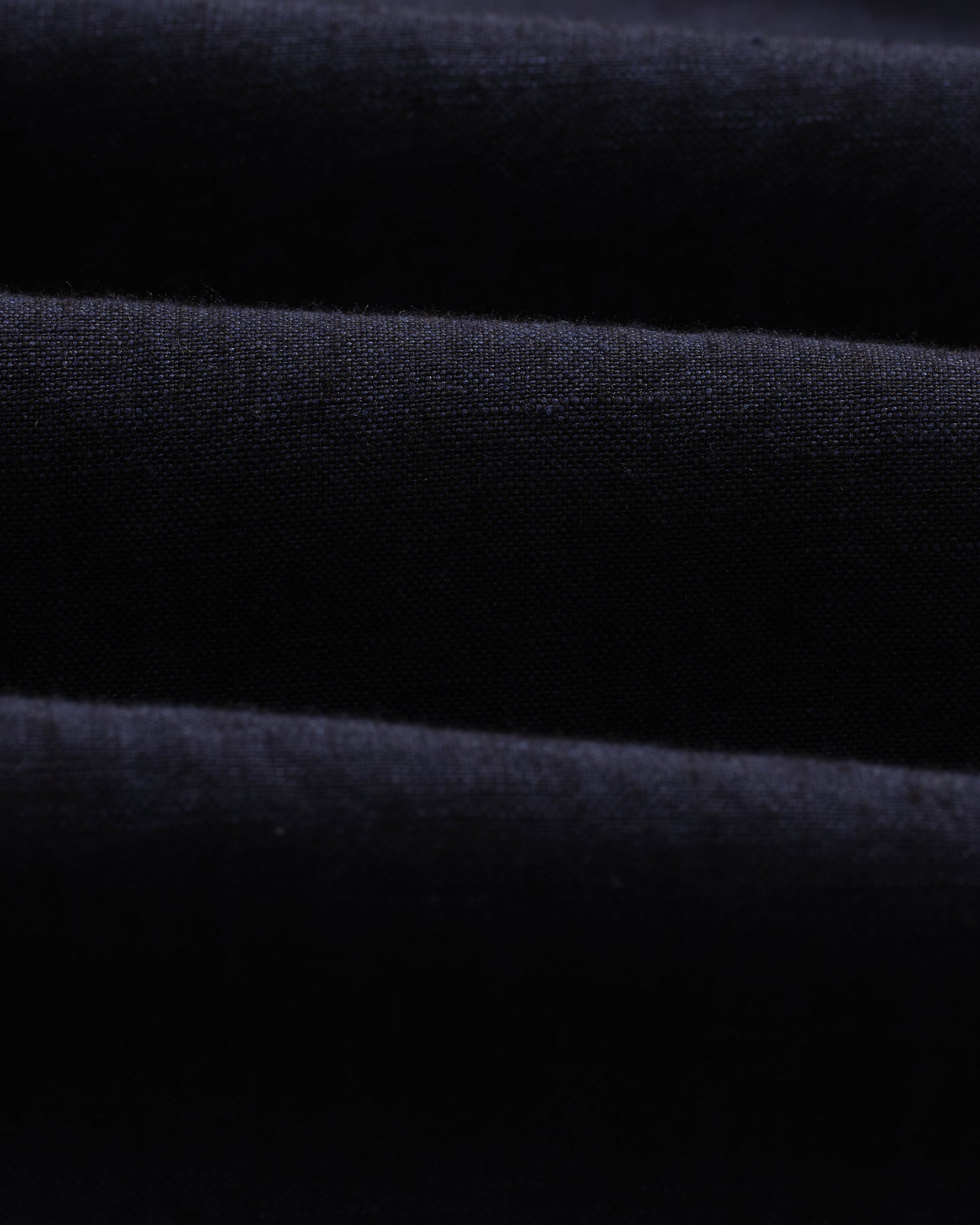 wax london men's Kurt - Navy Two-Tone Linen Shorts