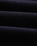 wax london men's Kurt - Navy Two-Tone Linen Trousers