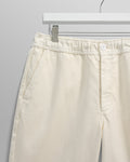 wax london men's Kurt - Off White Organic Cotton Trousers