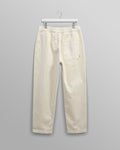 wax london men's Kurt - Off White Organic Cotton Trousers