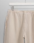wax london men's Kurt - Washed Beige Linen Trousers