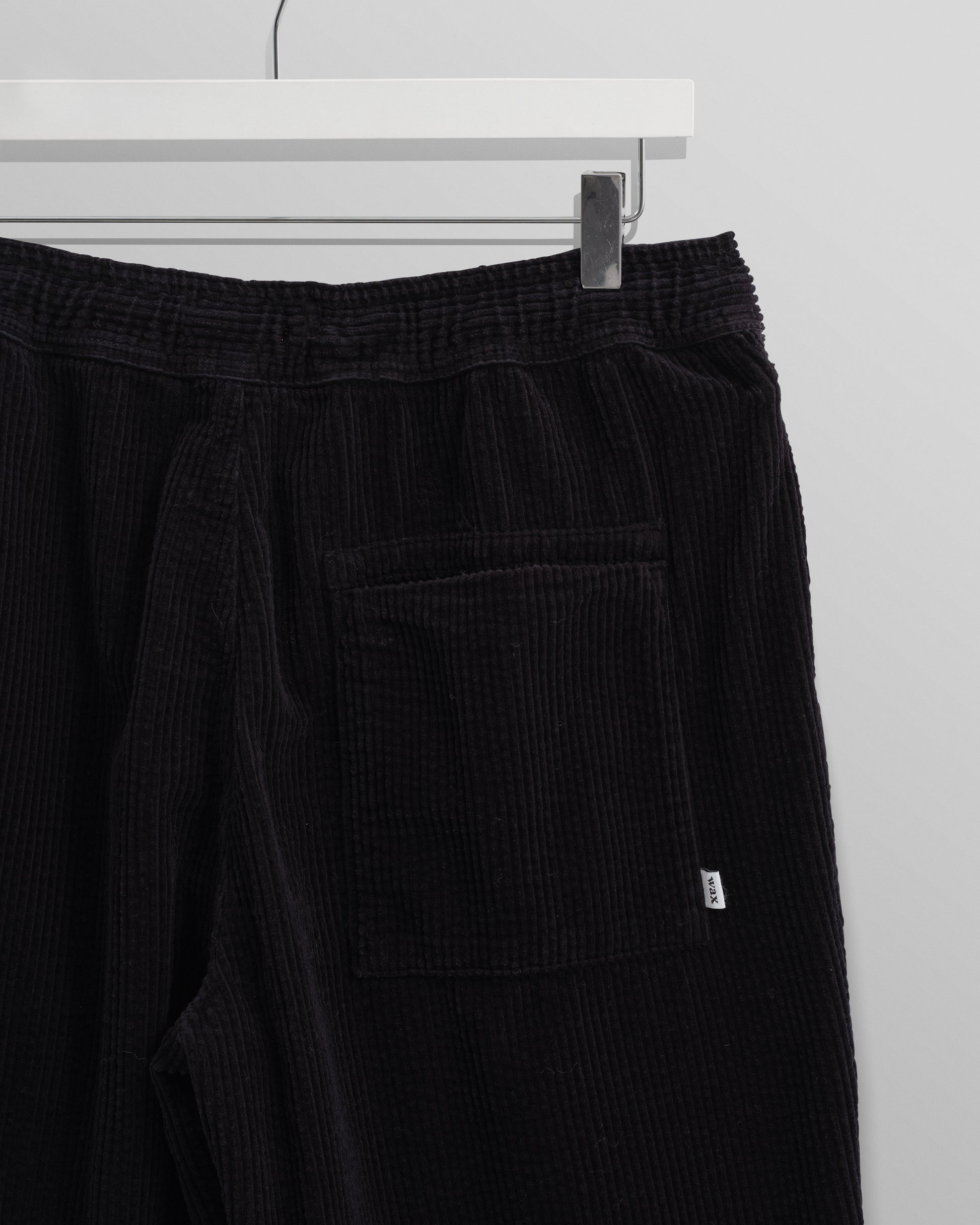 wax london men's Kyle - Navy Jumbo Corduroy Trousers