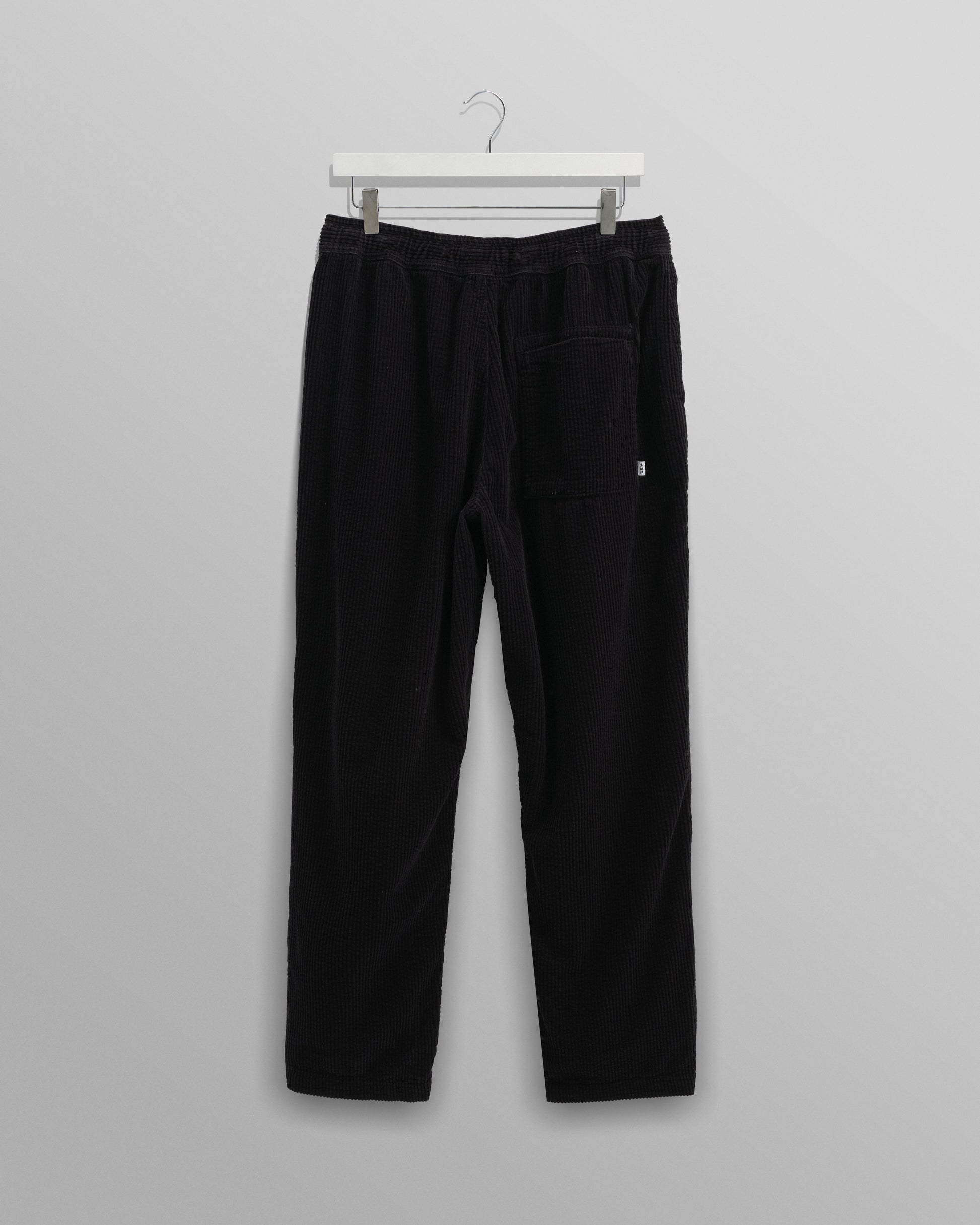 wax london men's Kyle - Navy Jumbo Corduroy Trousers