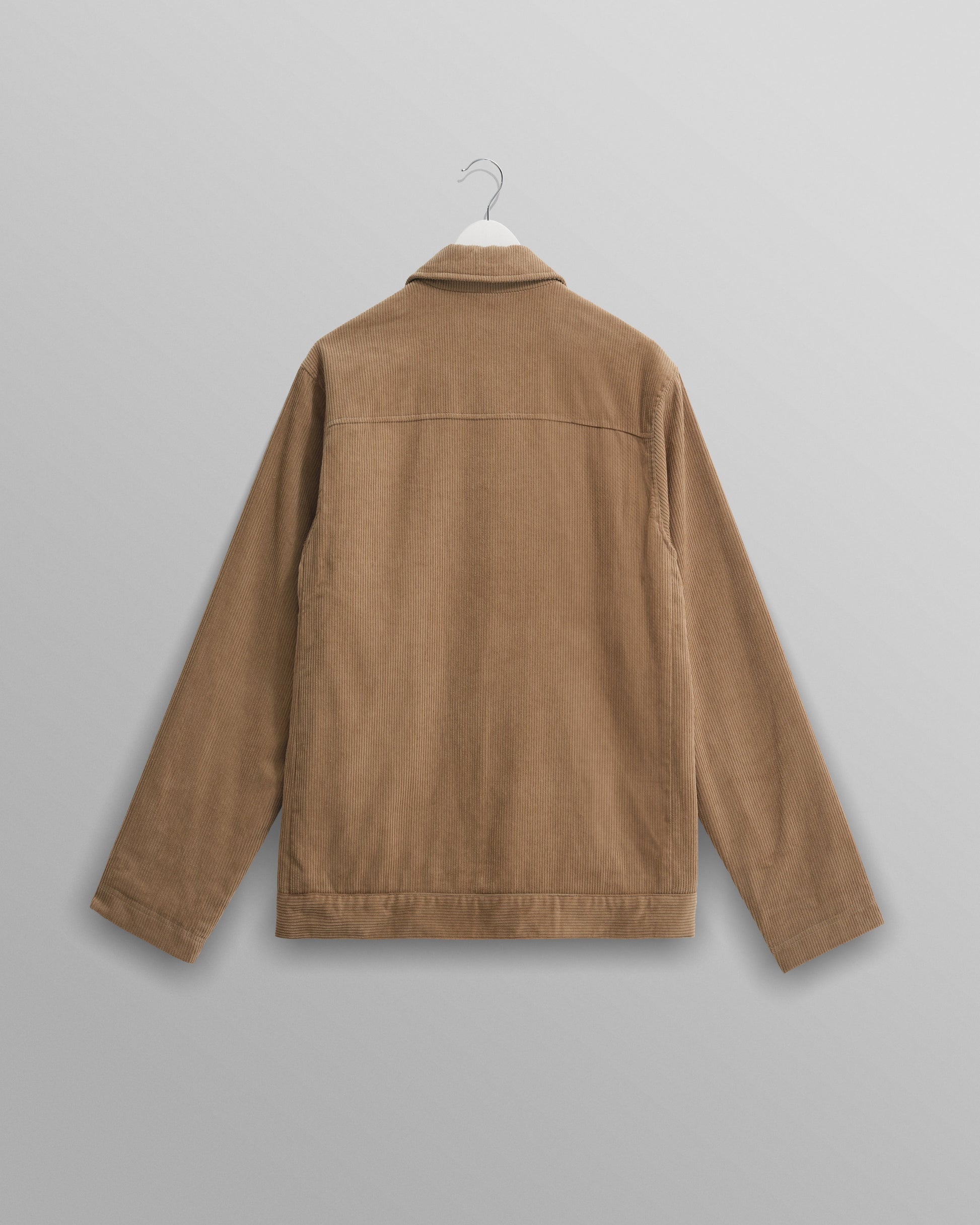wax london men's Landmark - Sand Corduroy Chore Jacket