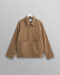 wax london men's Landmark - Sand Corduroy Chore Jacket
