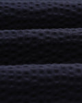 wax london men's Linton - Navy Cotton Seersucker Pleated Shorts