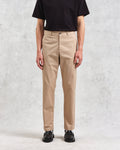 wax london men's Marwood Trousers Beige Cotton Twill