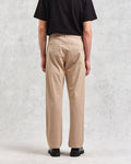 wax london men's Marwood Trousers Beige Cotton Twill