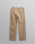wax london men's Marwood Trousers Beige Cotton Twill