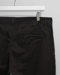 wax london men's Marwood Trousers Black Cotton Twill